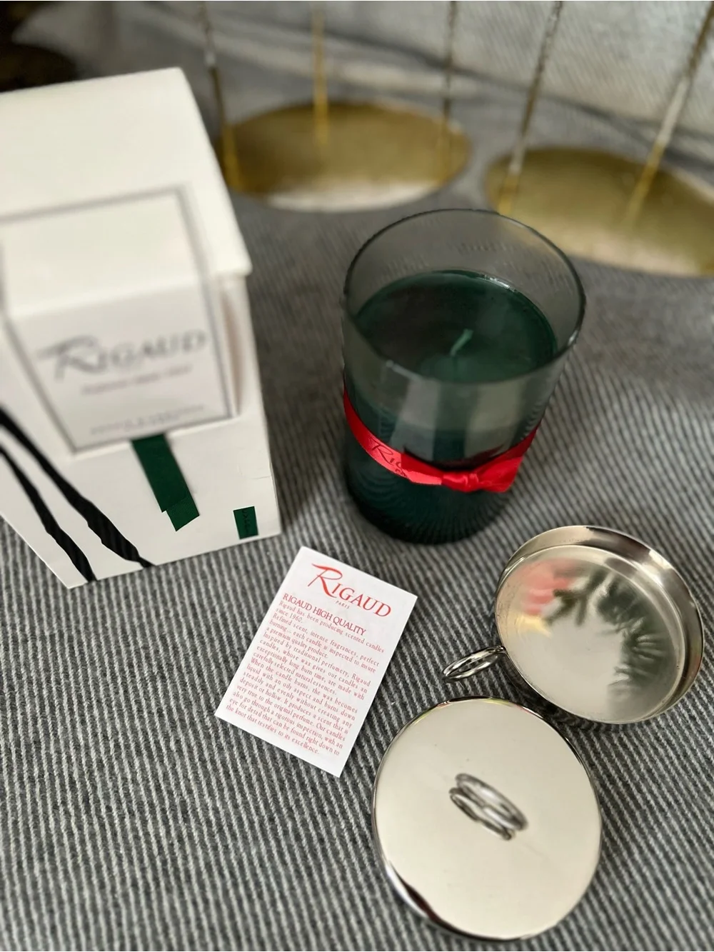 Rigaud Paris Large Cypress Scented Candle